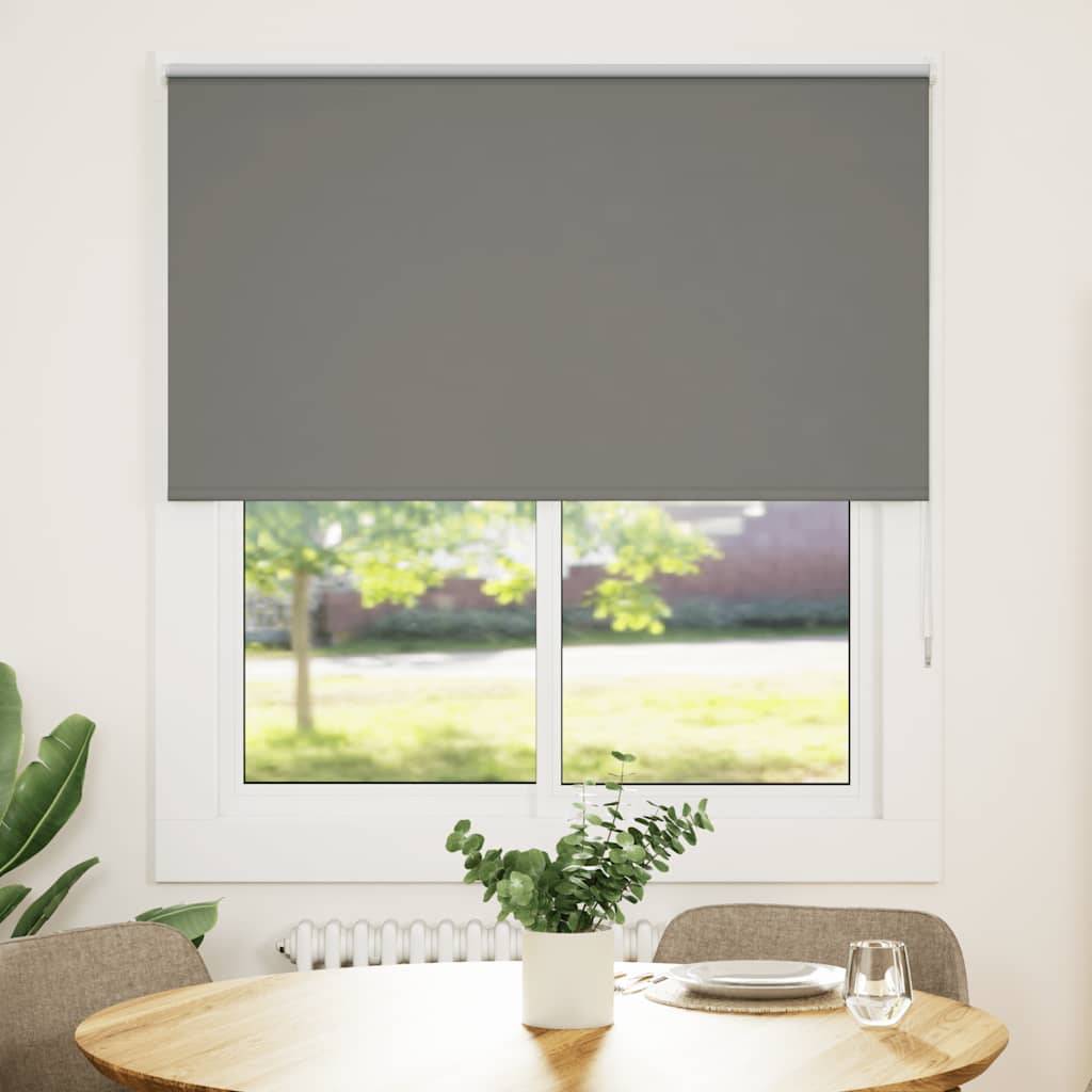 vidaXL Verdunkelungsrollo Grau 135x175cm Stoffbreite 131,6cm Polyester