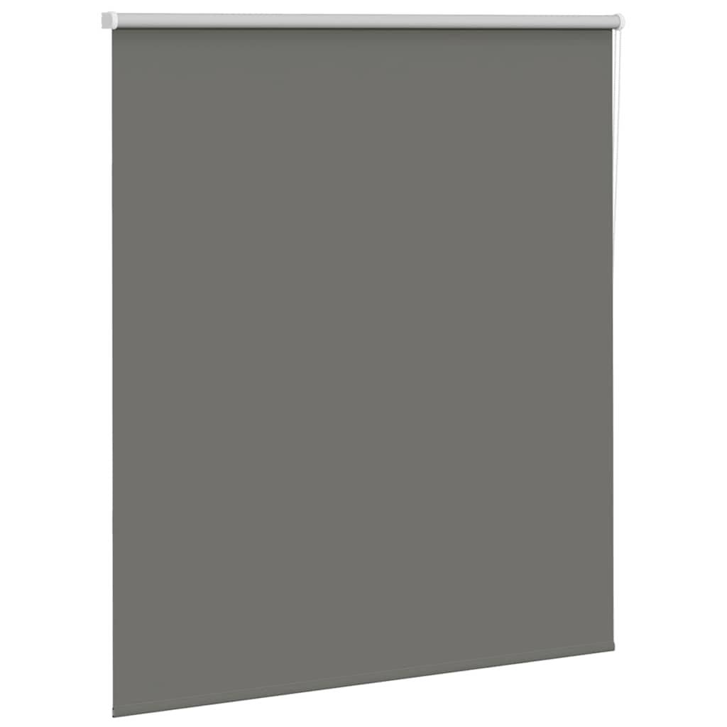 vidaXL Verdunkelungsrollo Grau 140x150cm Stoffbreite 136,6cm Polyester