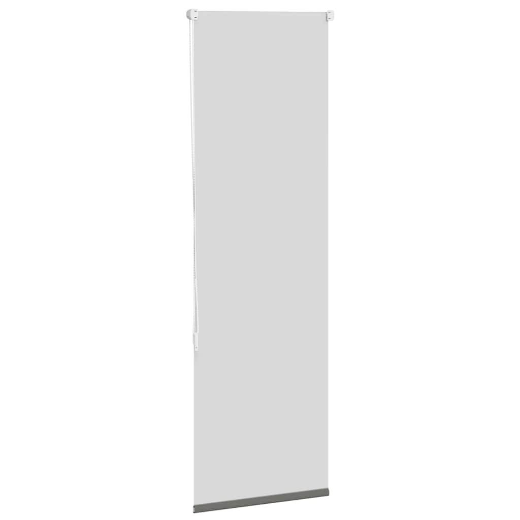 vidaXL Verdunkelungsrollo Grau 50x130 cm Stoffbreite 45,7 cm Polyester