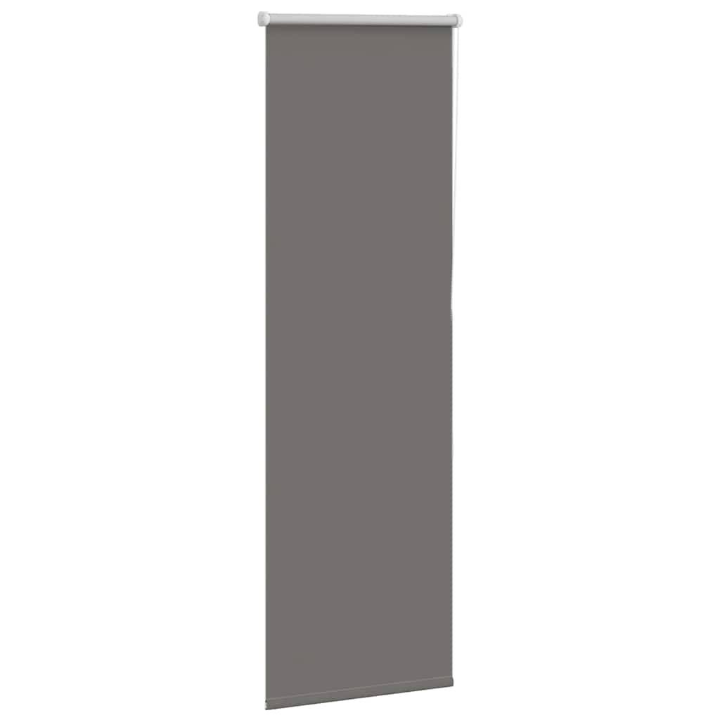 vidaXL Verdunkelungsrollo Grau 40x175 cm Stoffbreite 35,7 cm Polyester