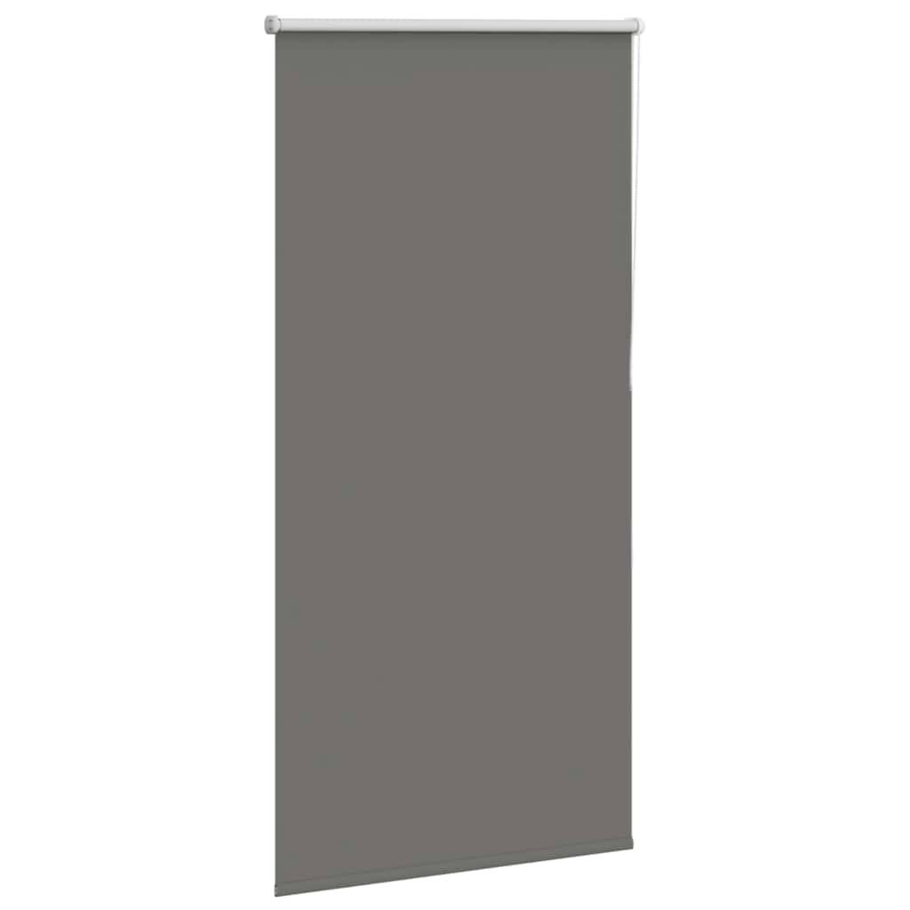 vidaXL Verdunkelungsrollo Grau 80x175 cm Stoffbreite 75,7 cm Polyester