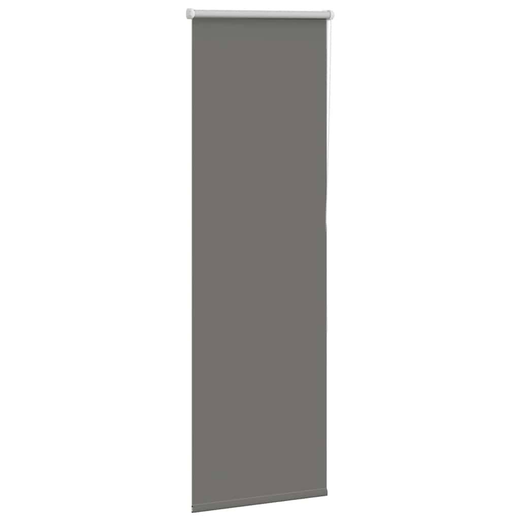 vidaXL Verdunkelungsrollo Grau 45x150 cm Stoffbreite 40,7 cm Polyester