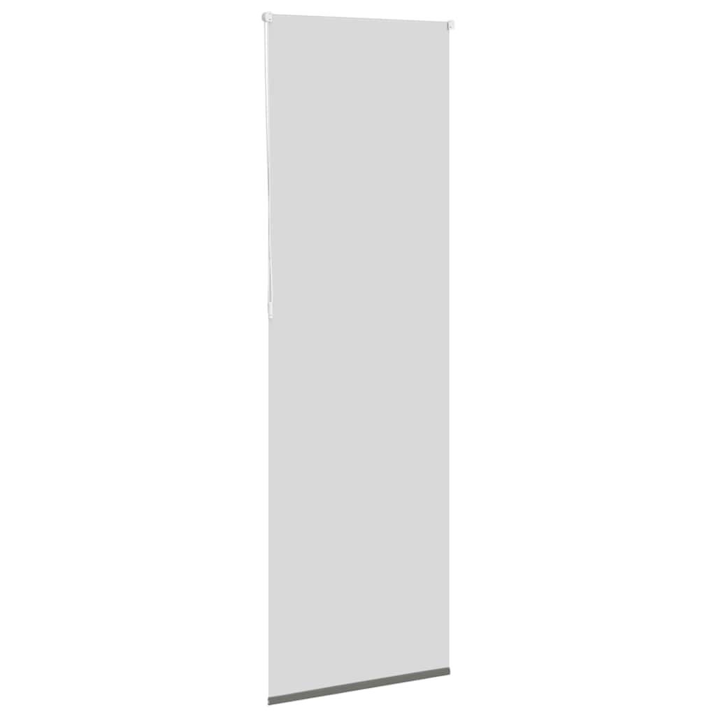 vidaXL Verdunkelungsrollo Grau 65x210 cm Stoffbreite 60,7 cm Polyester