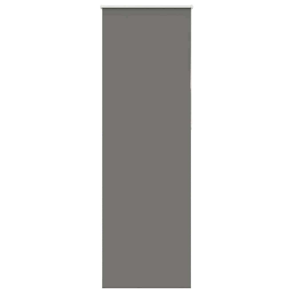 vidaXL Verdunkelungsrollo Grau 80x230 cm Stoffbreite 75,7 cm Polyester