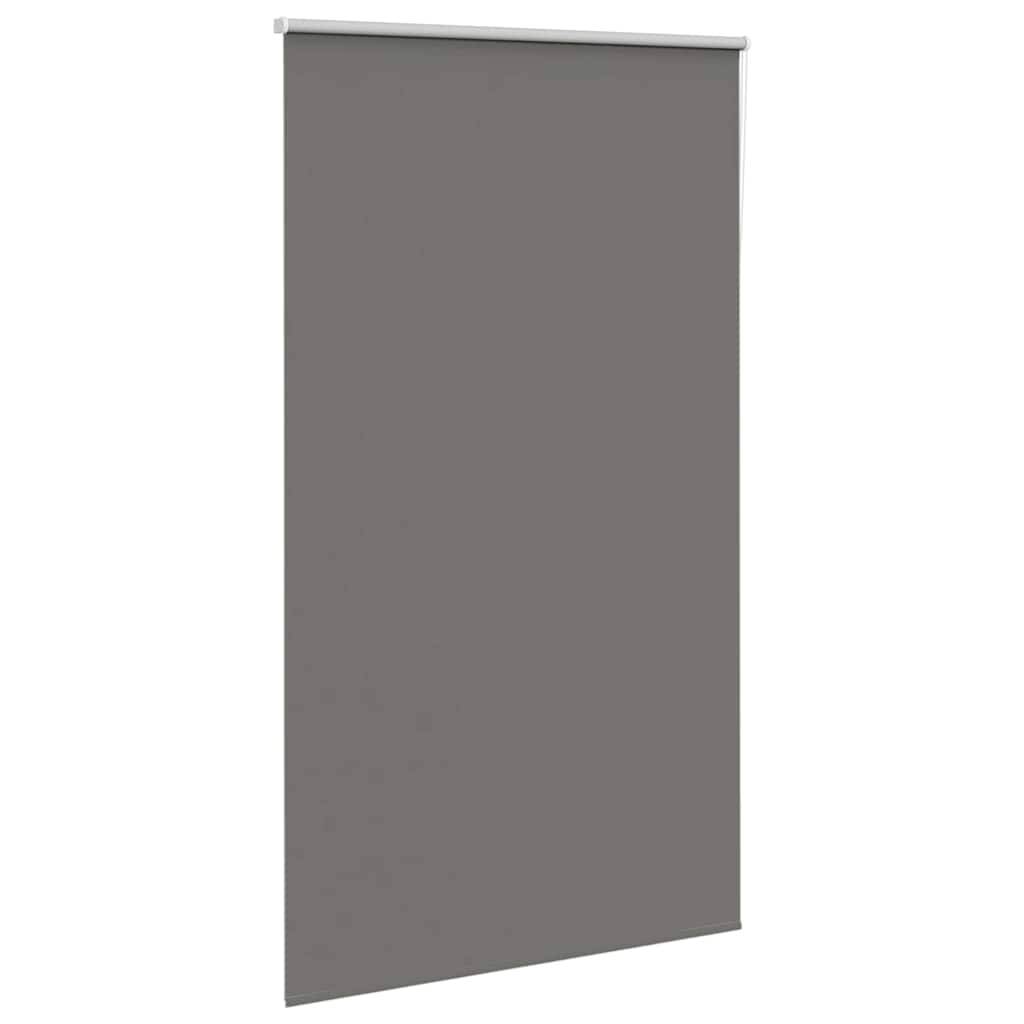 vidaXL Verdunkelungsrollo Grau 130x210cm Stoffbreite 126,6cm Polyester