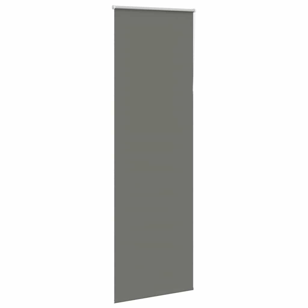 vidaXL Verdunkelungsrollo Grau 70x230 cm Stoffbreite 65,7 cm Polyester