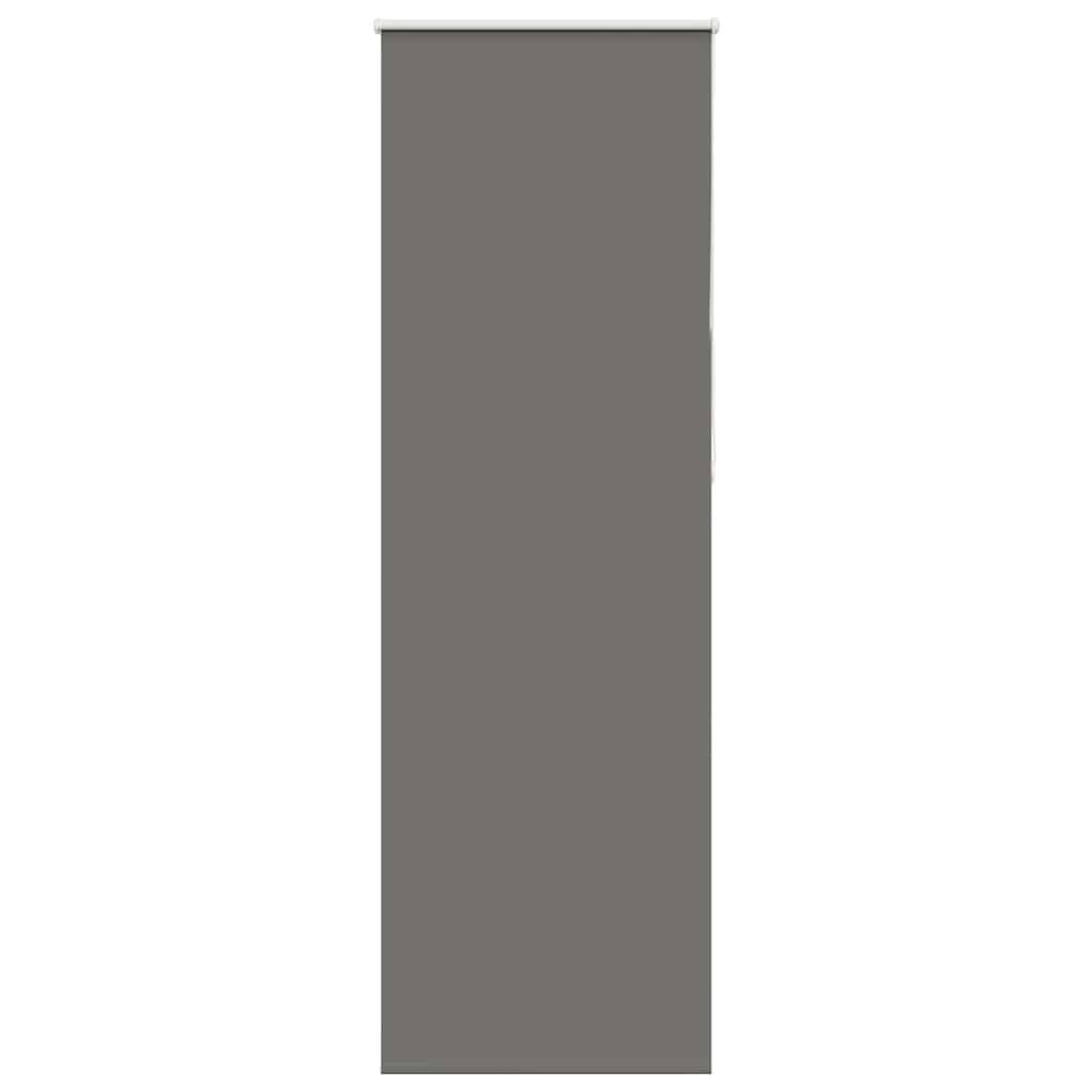 vidaXL Verdunkelungsrollo Grau 65x210 cm Stoffbreite 60,7 cm Polyester