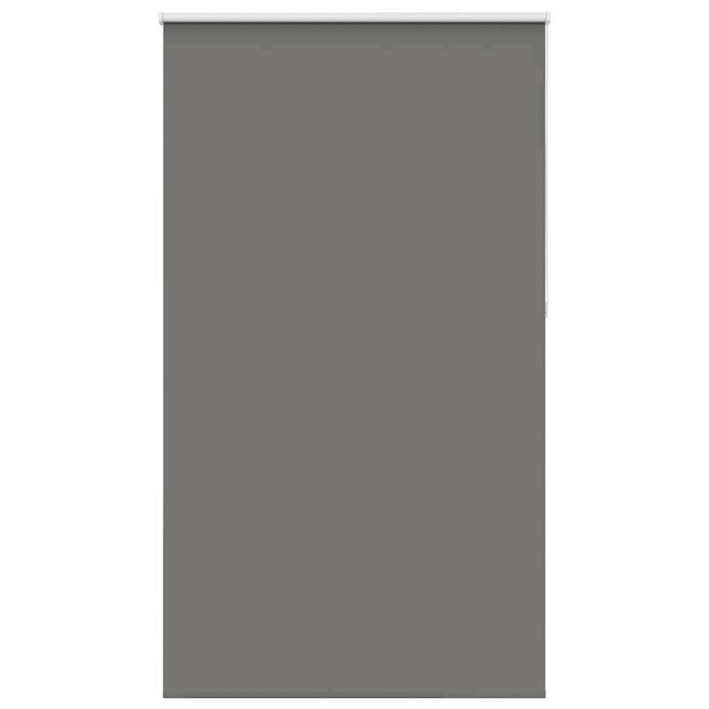 vidaXL Verdunkelungsrollo Grau 130x210cm Stoffbreite 126,6cm Polyester