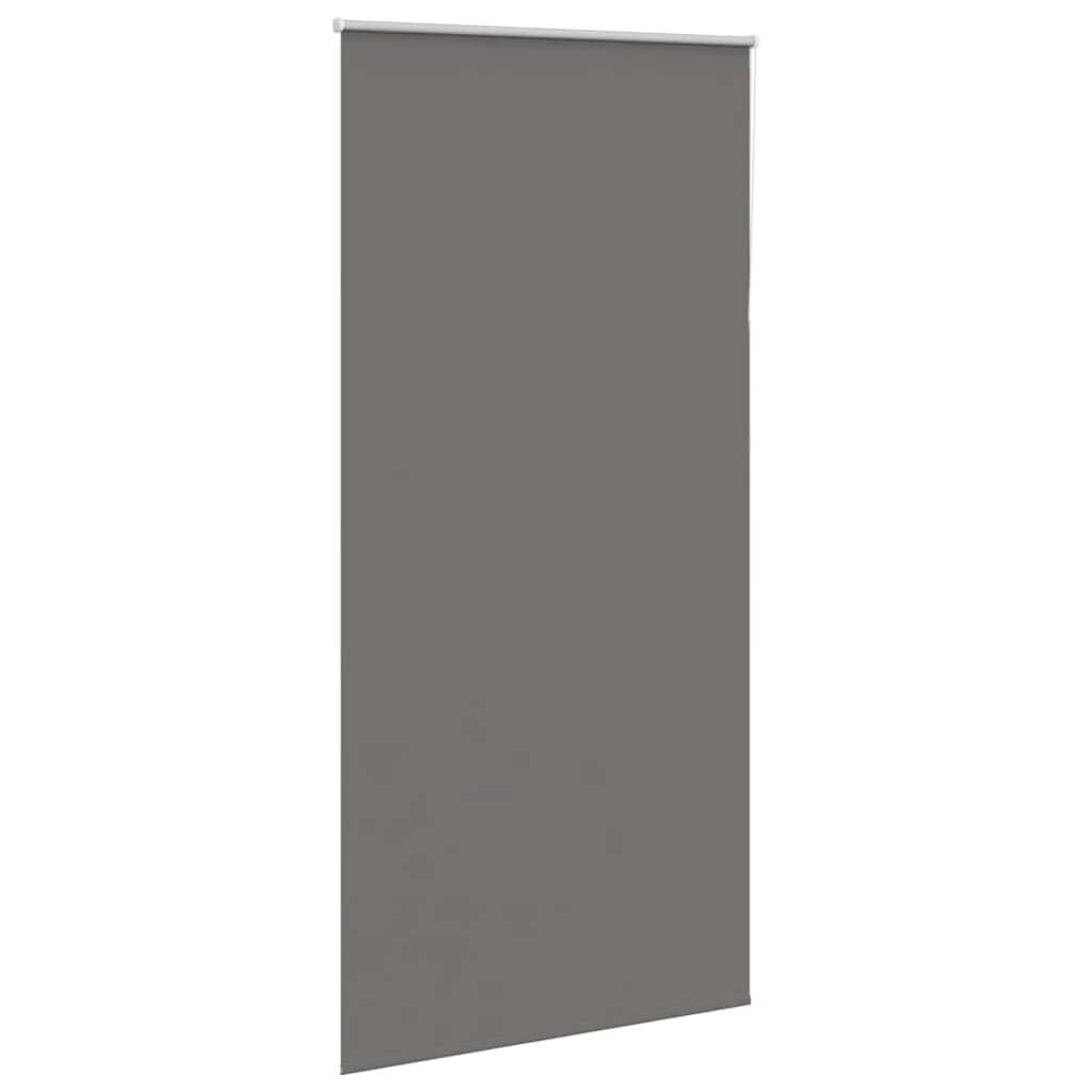vidaXL Verdunkelungsrollo Grau 100x230 cm Stoffbreite 95,7cm Polyester
