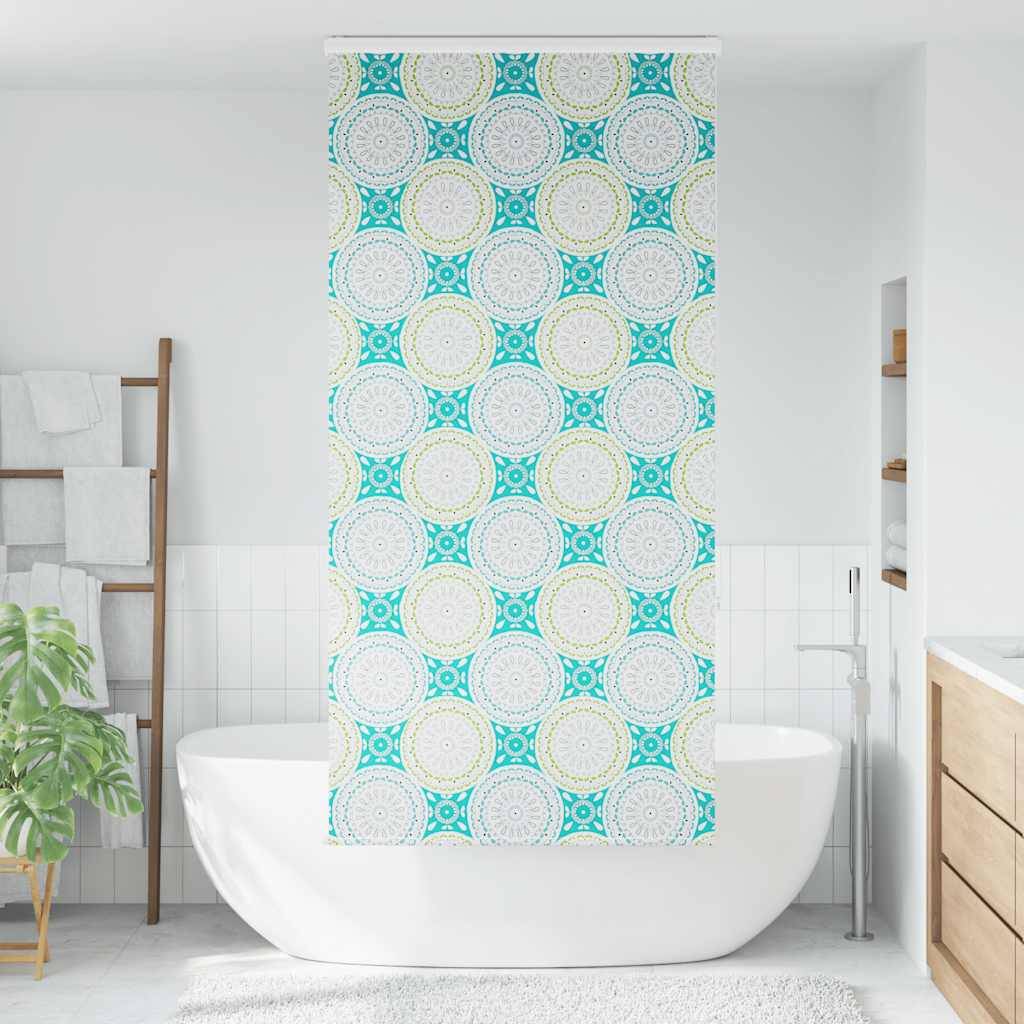 vidaXL Duschrollo mit Kassette 110x240 cm Stoffbreite 106 cm