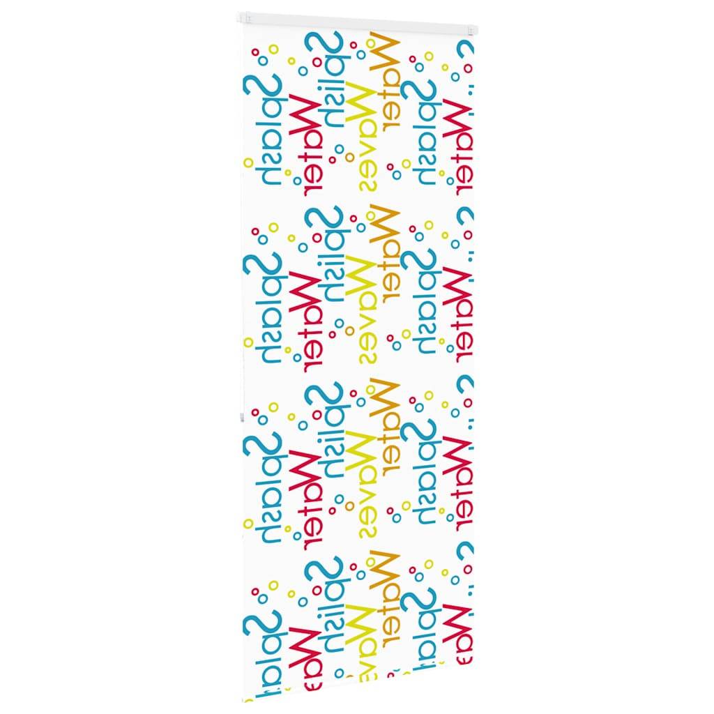 vidaXL Duschrollo mit Kassette 110x240 cm Stoffbreite 106 cm
