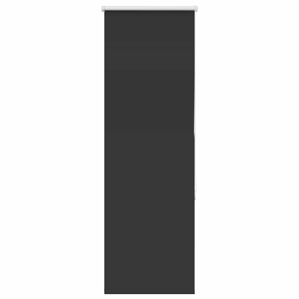 vidaXL Verdunkelungsrollo Schwarz 40x150 cm Stoffbreite 35,7 cm