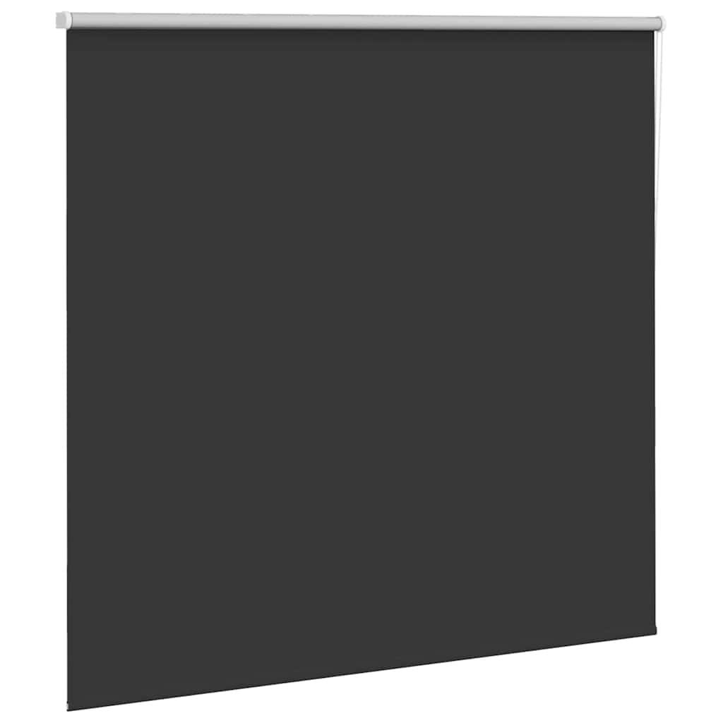 vidaXL Verdunkelungsrollo Schwarz 150x130 cm Stoffbreite 146,6 cm