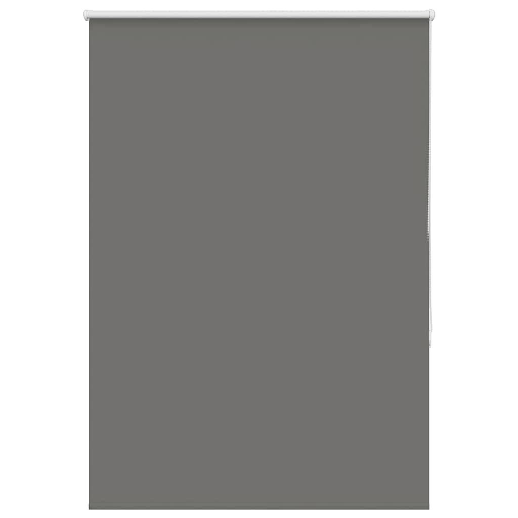 vidaXL Verdunkelungsrollo Grau 95x130 cm Stoffbreite 90,7 cm Polyester