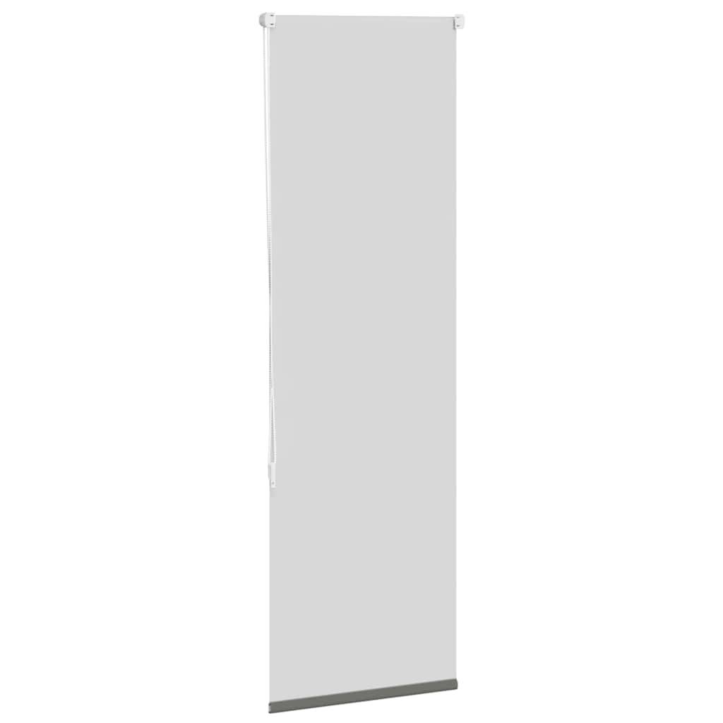 vidaXL Verdunkelungsrollo Grau 40x130 cm Stoffbreite 35,7 cm Polyester