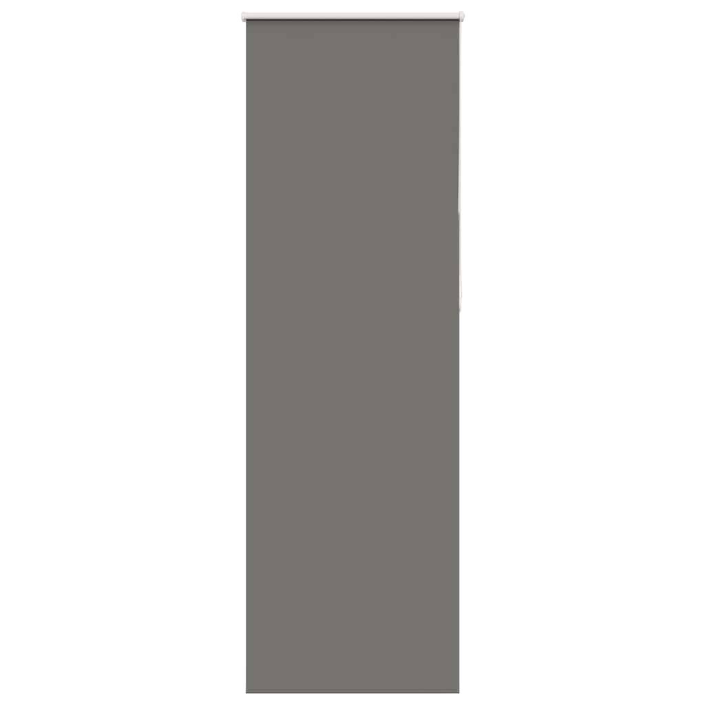 vidaXL Verdunkelungsrollo Grau 75x230 cm Stoffbreite 70,7 cm Polyester