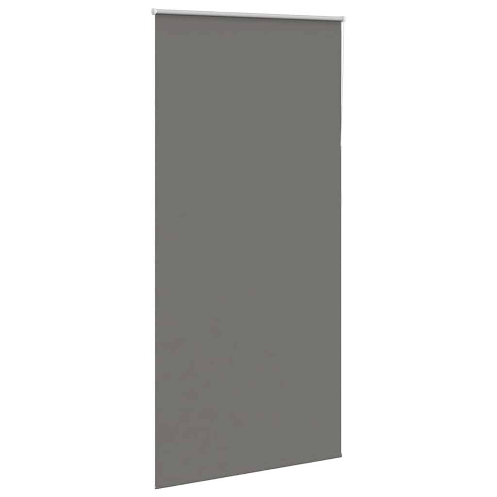 vidaXL Verdunkelungsrollo Grau 95x210 cm Stoffbreite 90,7 cm Polyester