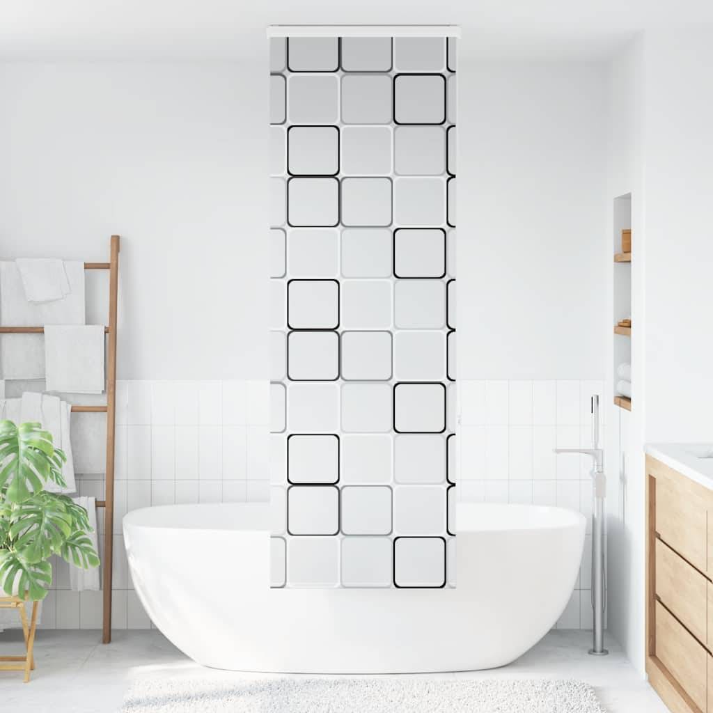 vidaXL Duschrollo mit Kassette 80x240 cm Stoffbreite 76 cm