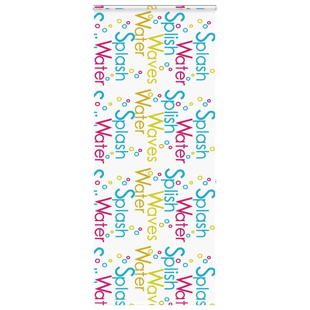 vidaXL Duschrollo mit Kassette 100x240 cm Stoffbreite 96 cm