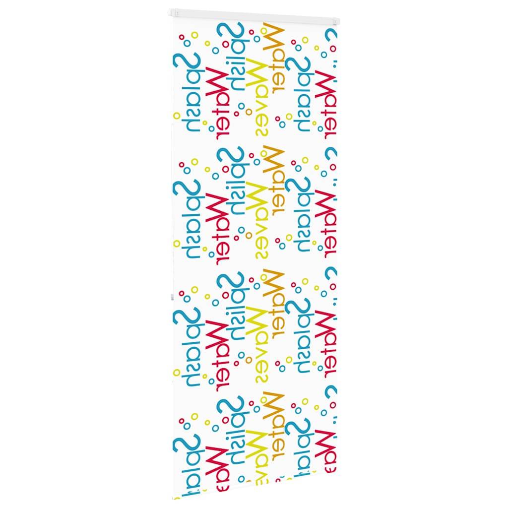 vidaXL Duschrollo mit Kassette 100x240 cm Stoffbreite 96 cm