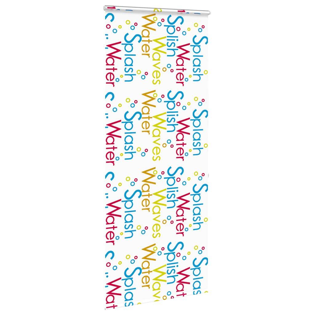 vidaXL Duschrollo mit Kassette 100x240 cm Stoffbreite 96 cm
