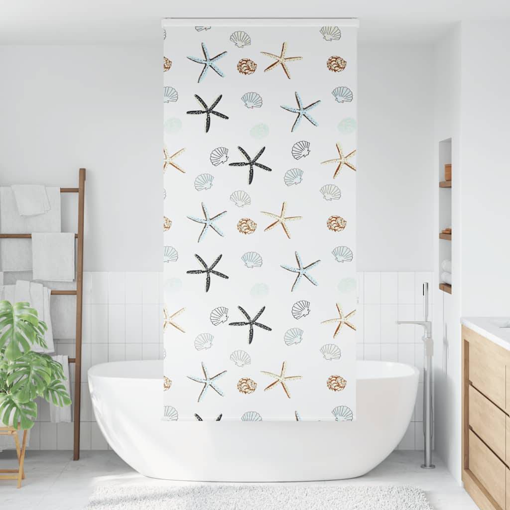 vidaXL Duschrollo mit Kassette 90x240 cm Stoffbreite 86 cm