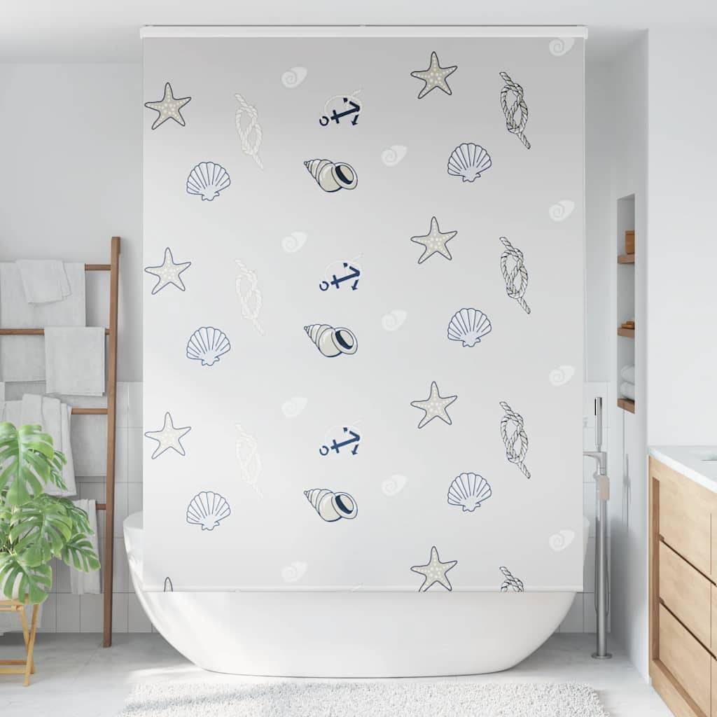 vidaXL Duschrollo mit Kassette 150x240 cm Stoffbreite 146 cm