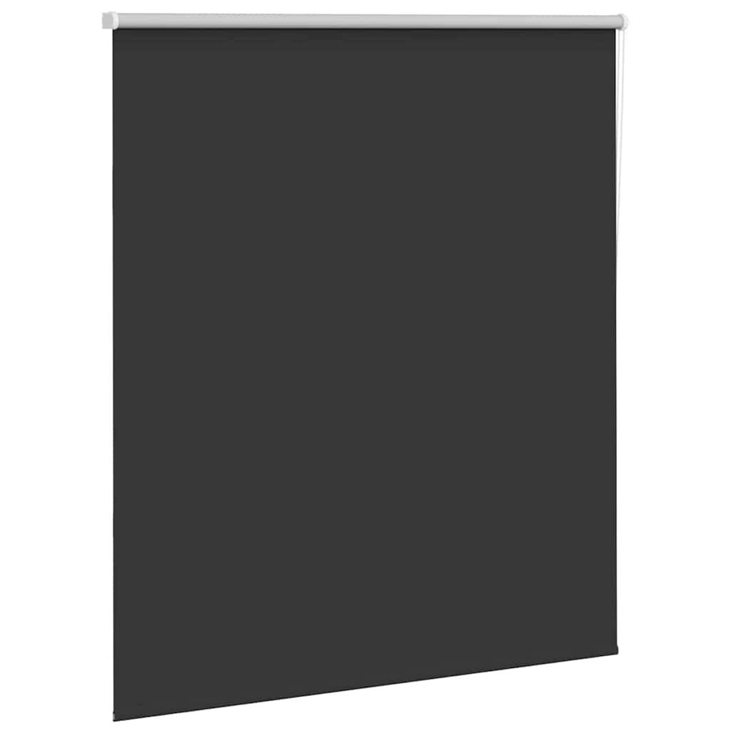 vidaXL Verdunkelungsrollo Schwarz 140x130 cm Stoffbreite 136,6 cm