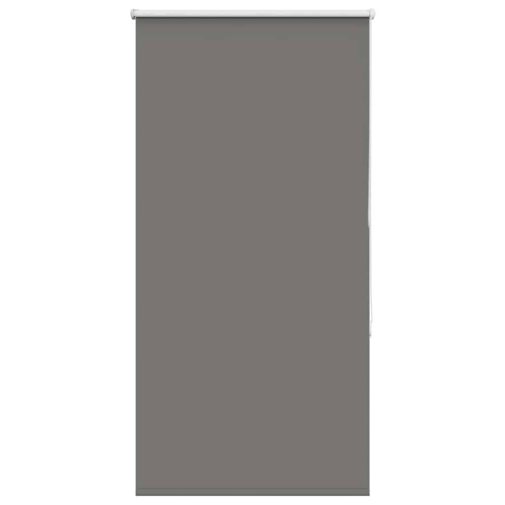 vidaXL Verdunkelungsrollo Grau 80x150 cm Stoffbreite 75,7 cm Polyester