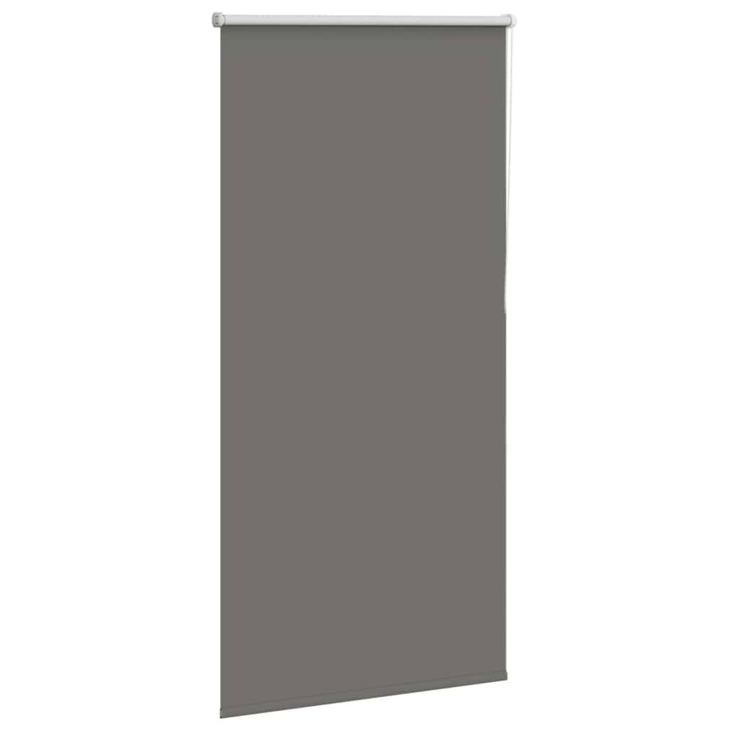 vidaXL Verdunkelungsrollo Grau 85x130 cm Stoffbreite 80,7 cm Polyester