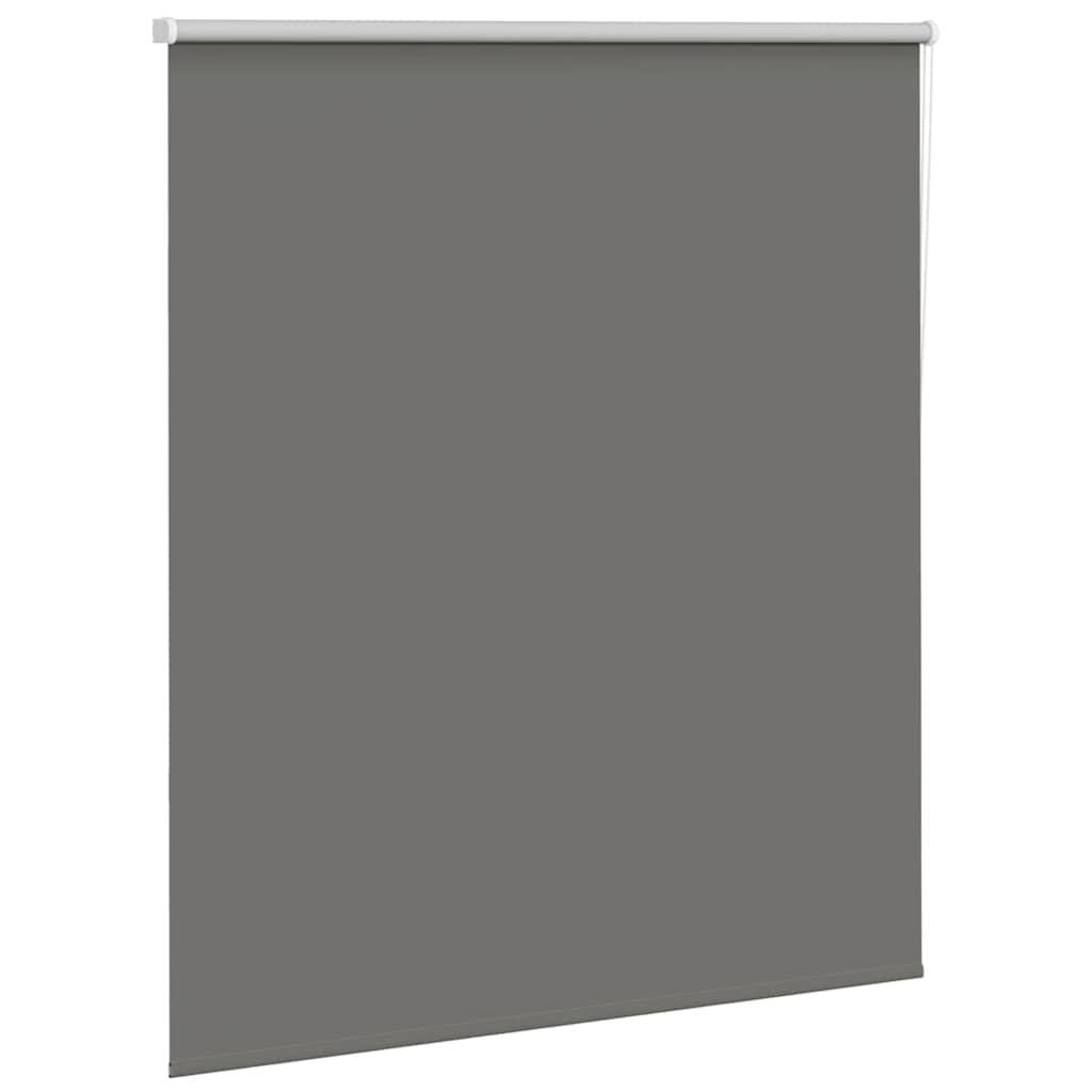 vidaXL Verdunkelungsrollo Grau 125x130cm Stoffbreite 121,6cm Polyester