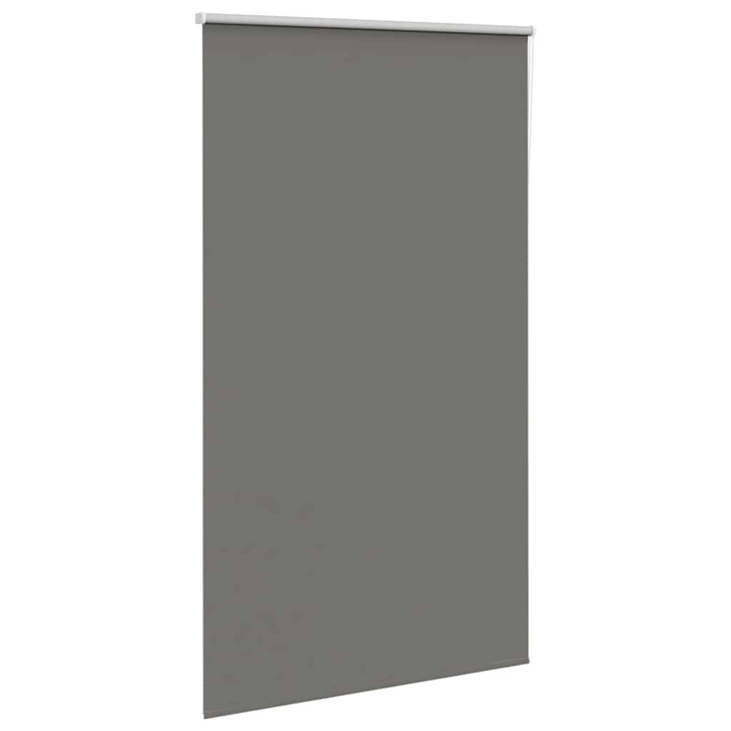 vidaXL Verdunkelungsrollo Grau 125x230cm Stoffbreite 121,6cm Polyester