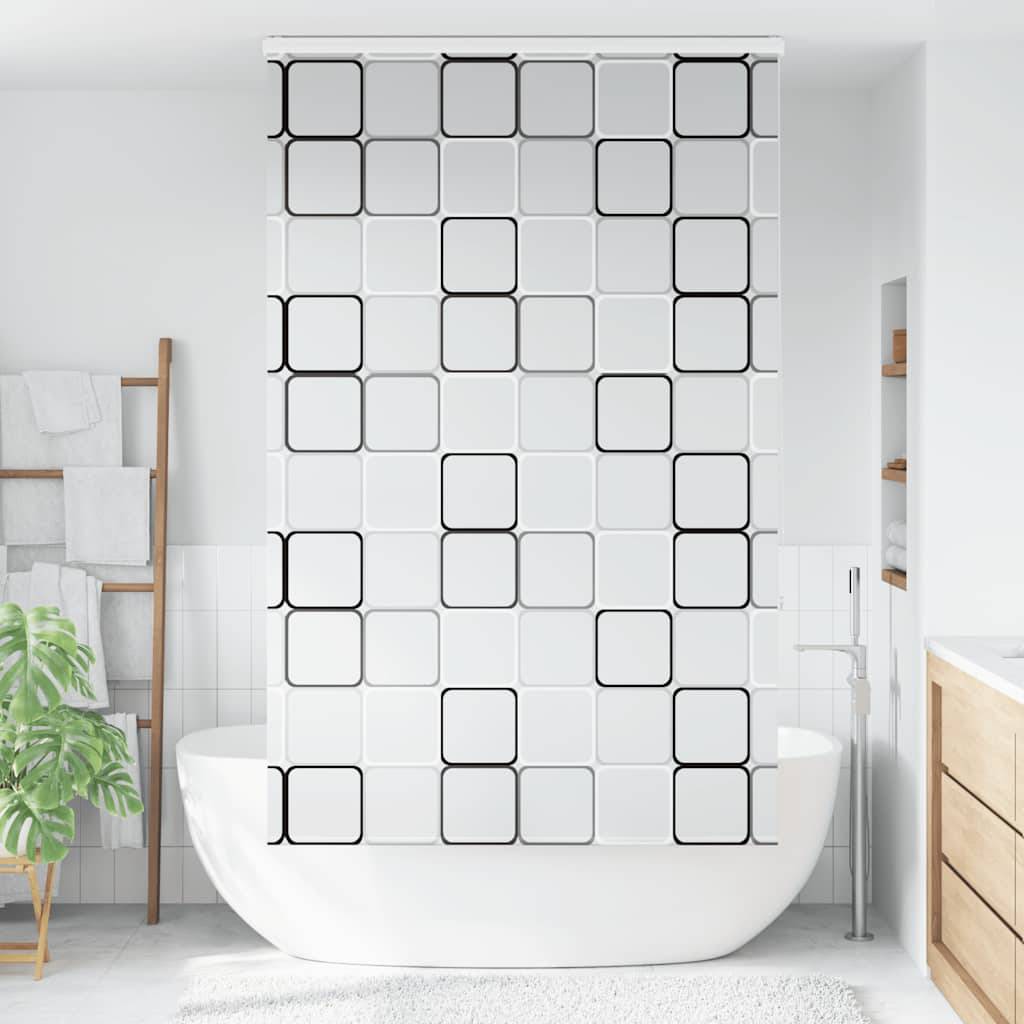 vidaXL Duschrollo mit Kassette 120x240 cm Stoffbreite 116 cm