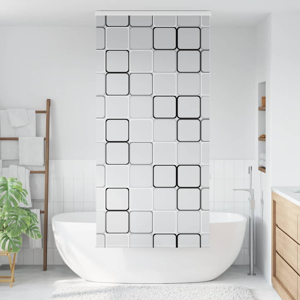 vidaXL Duschrollo mit Kassette 110x240 cm Stoffbreite 106 cm