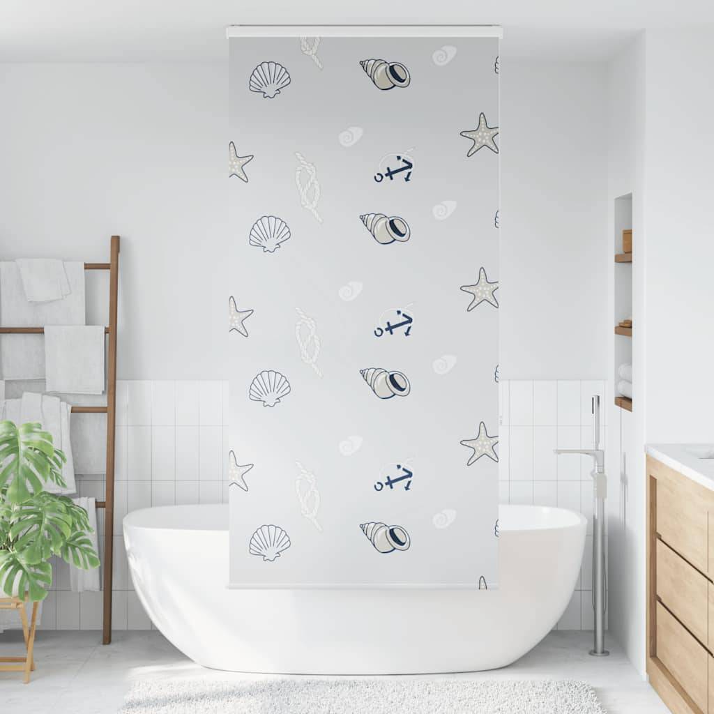 vidaXL Duschrollo mit Kassette 90x240 cm Stoffbreite 86 cm