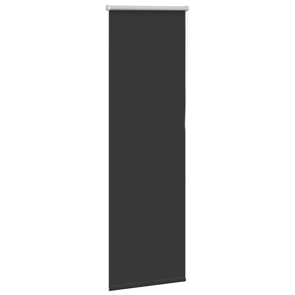 vidaXL Verdunkelungsrollo Schwarz 45x175 cm Stoffbreite 40,7 cm