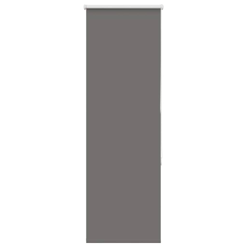 vidaXL Verdunkelungsrollo Grau 60x130 cm Stoffbreite 55,7 cm Polyester