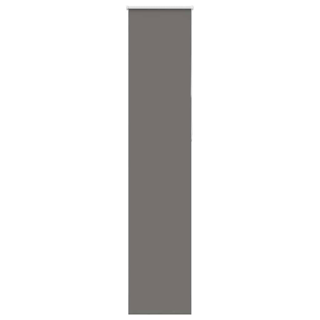 vidaXL Verdunkelungsrollo Grau 55x230 cm Stoffbreite 50,7 cm Polyester