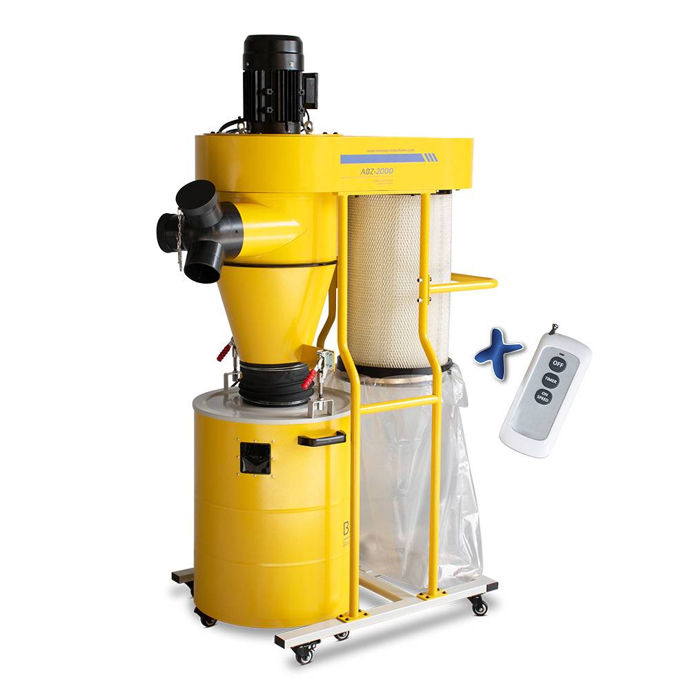 BAMATO Zyklonabsaugung ABZ-2000 mit Fernsteuerung (400V)