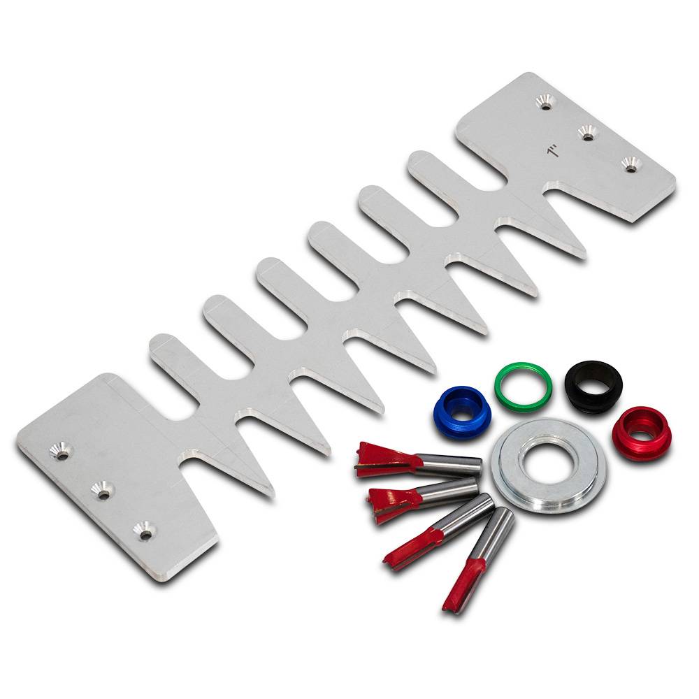 1&quot Schablone passend für BAMATO Zinkenfrässchablone BFS-350