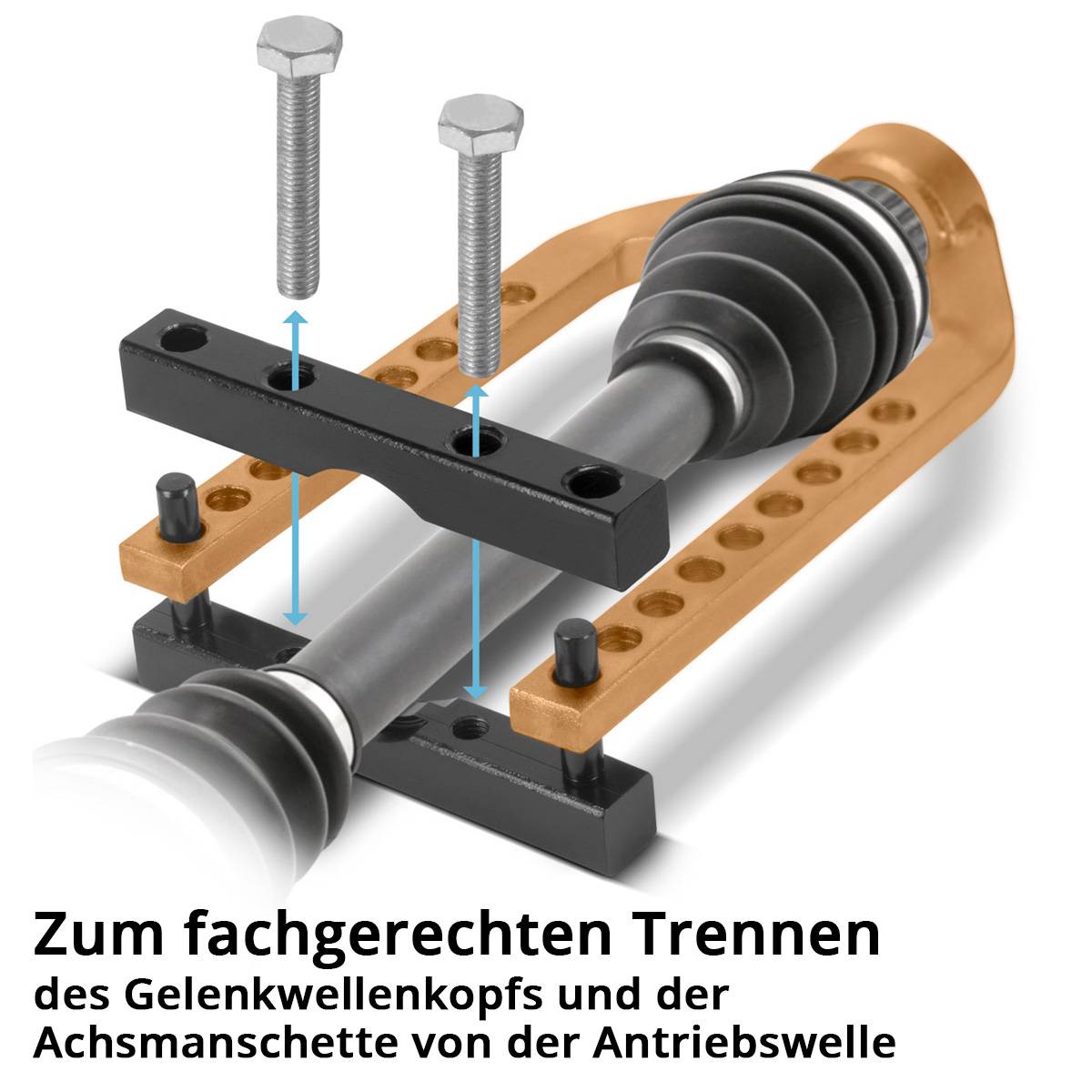 STAHLWERK Gelenkwellen-Abzieher Antriebswellen-Trenner Universal-Trennwerkzeug