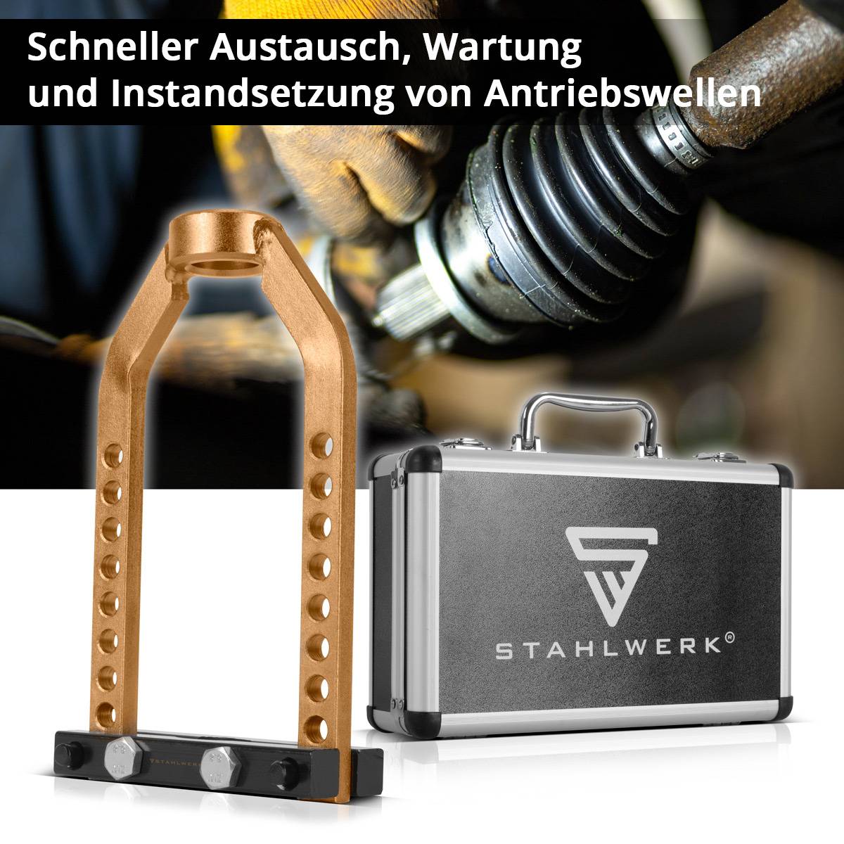 STAHLWERK Gelenkwellen-Abzieher Antriebswellen-Trenner Universal-Trennwerkzeug