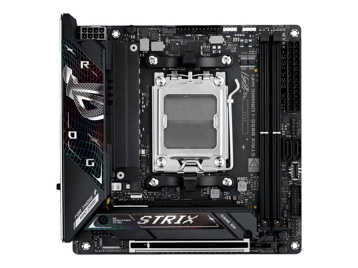 ASUS ROG STRIX B850-I GAMING WIFI - Motherboard - Mini-ITX - Socket AM5 - AMD B850 Chipsatz - USB-C 3.2 Gen 2x2, USB-C 3