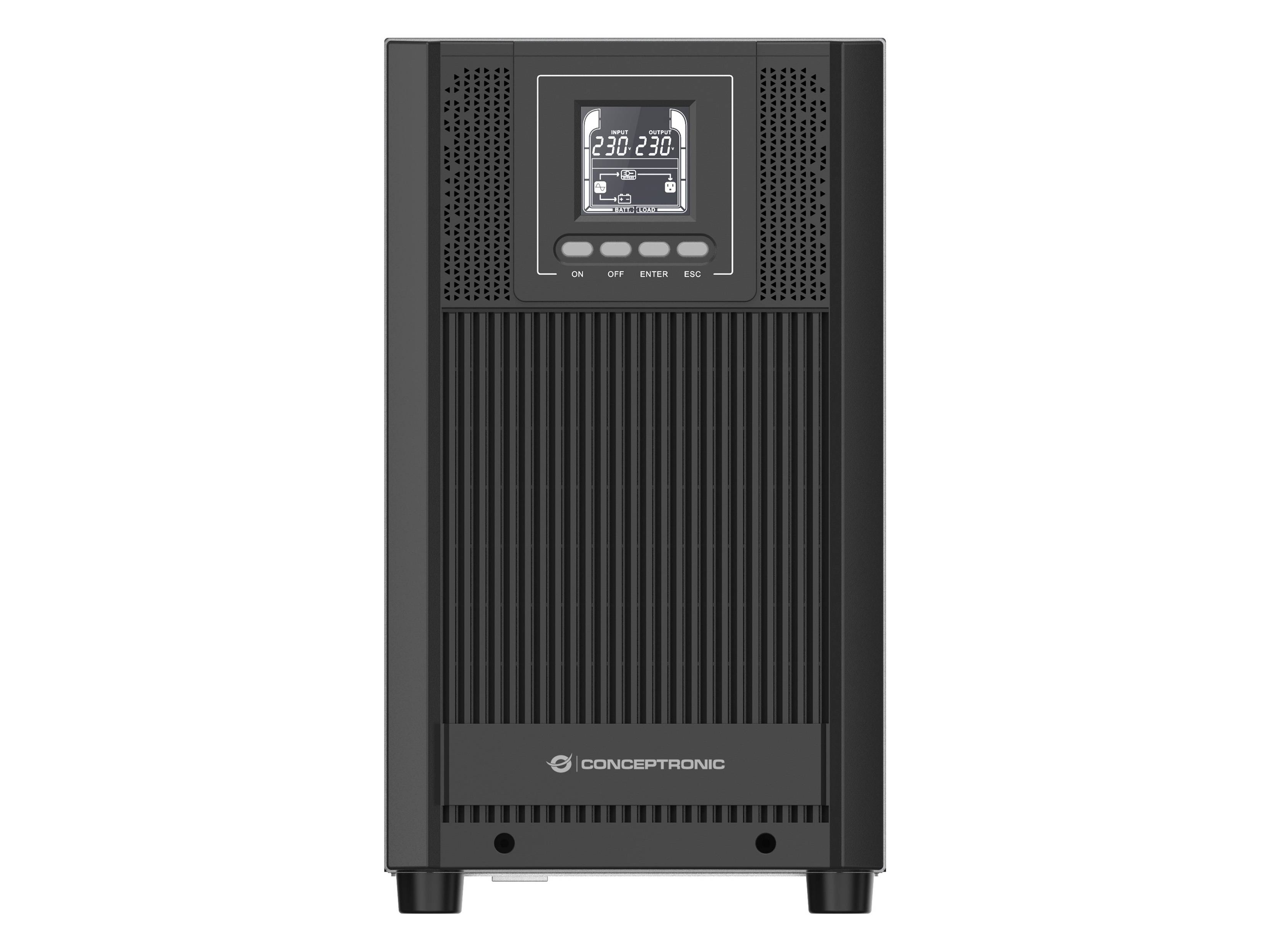 Conceptronic ZEUS USV Online UPS IEC EPO Port - (Offline-) USV - 240 min