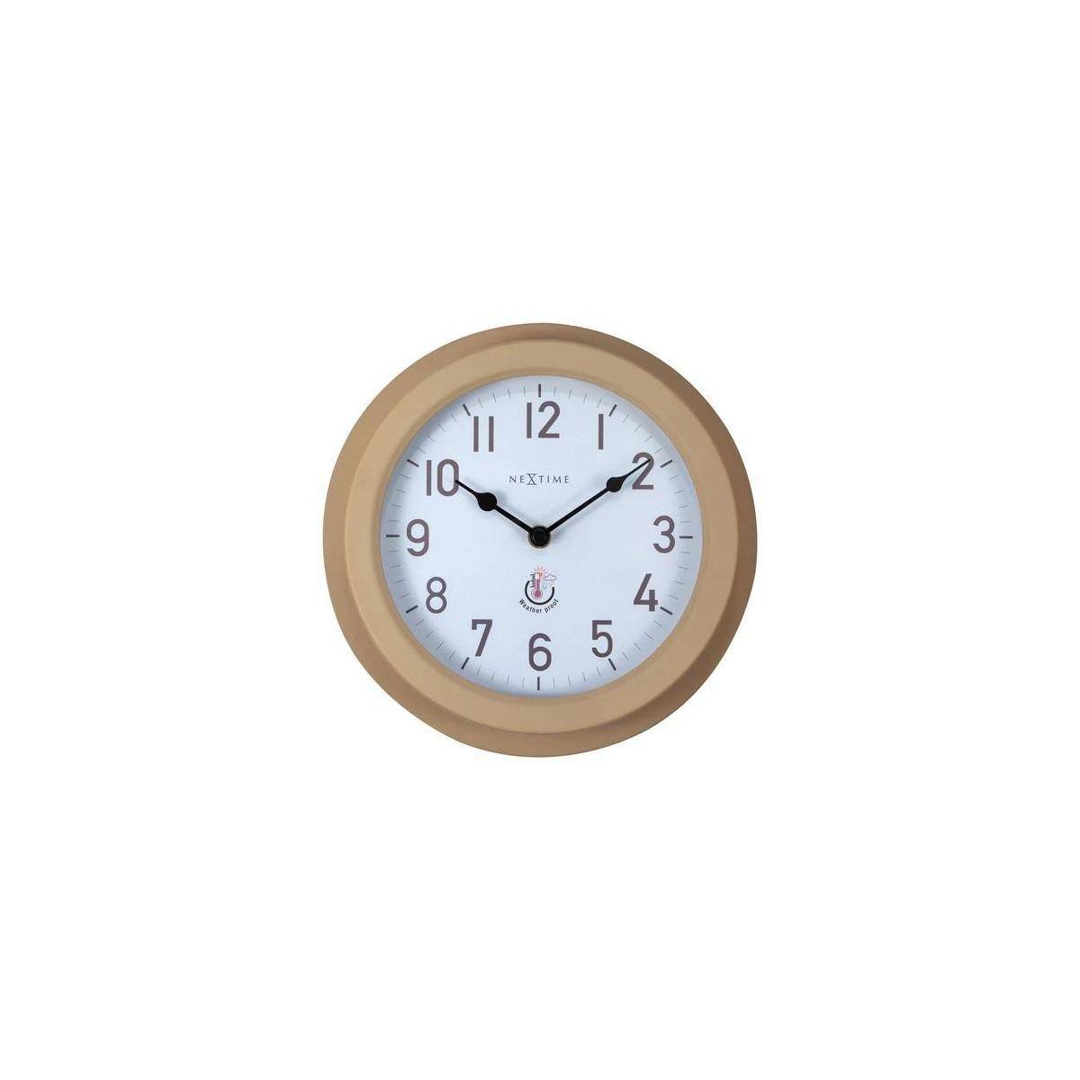 "Poppy" - Wanduhr, Ø 22 cm, braun