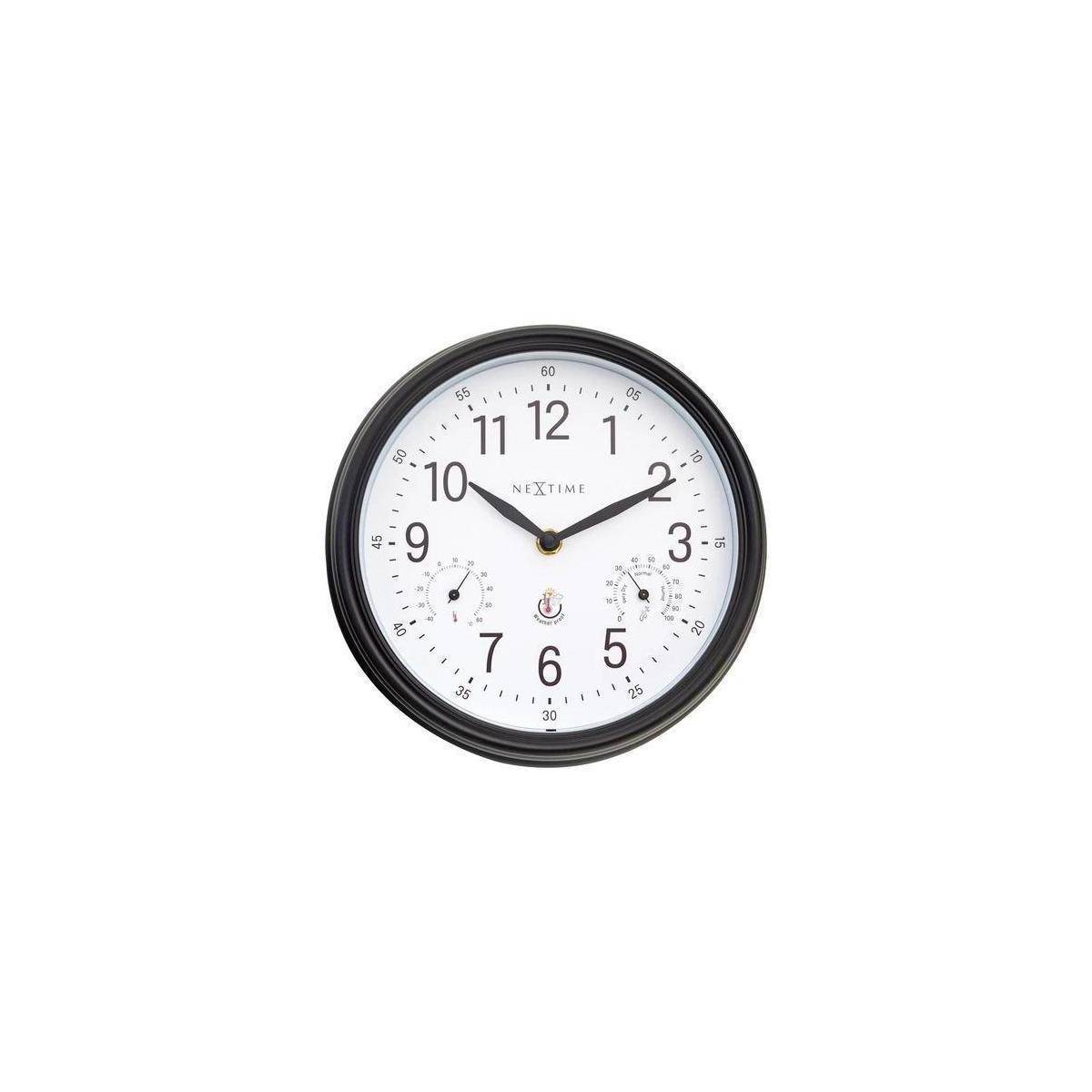 "Jasmine" - Wanduhr, Ø 23,5 cm, weiß