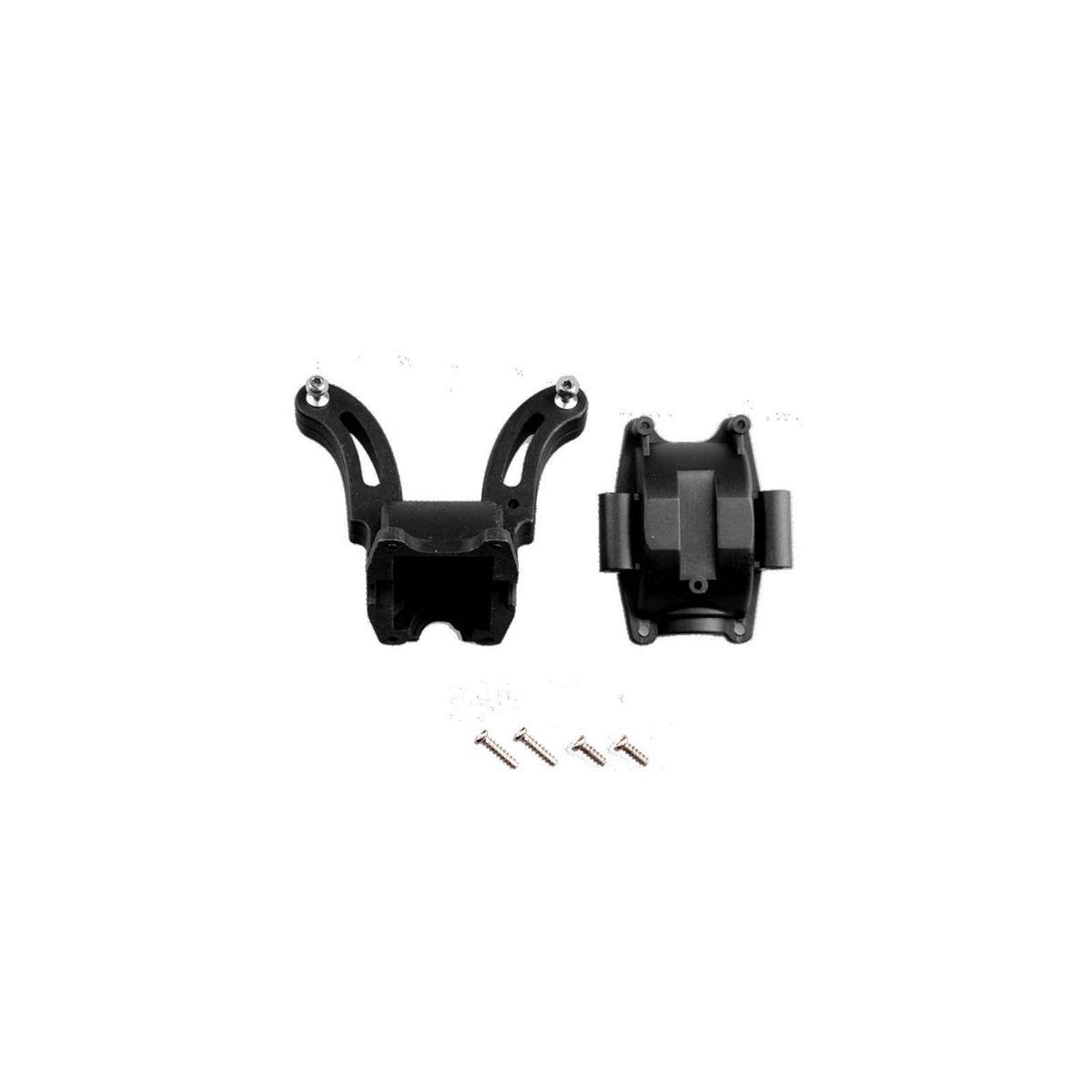 370410202 - RC PROFI DÄMPFERBRÜCKE VORNE/GETRIEBEBOX UNTEN/SCHRAUBEN #183001,2