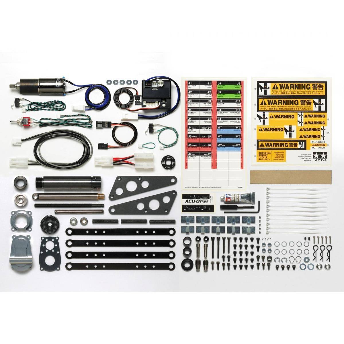 Modellbausatz,1:14 ACU-01 Antriebs-Set Hinterkipper