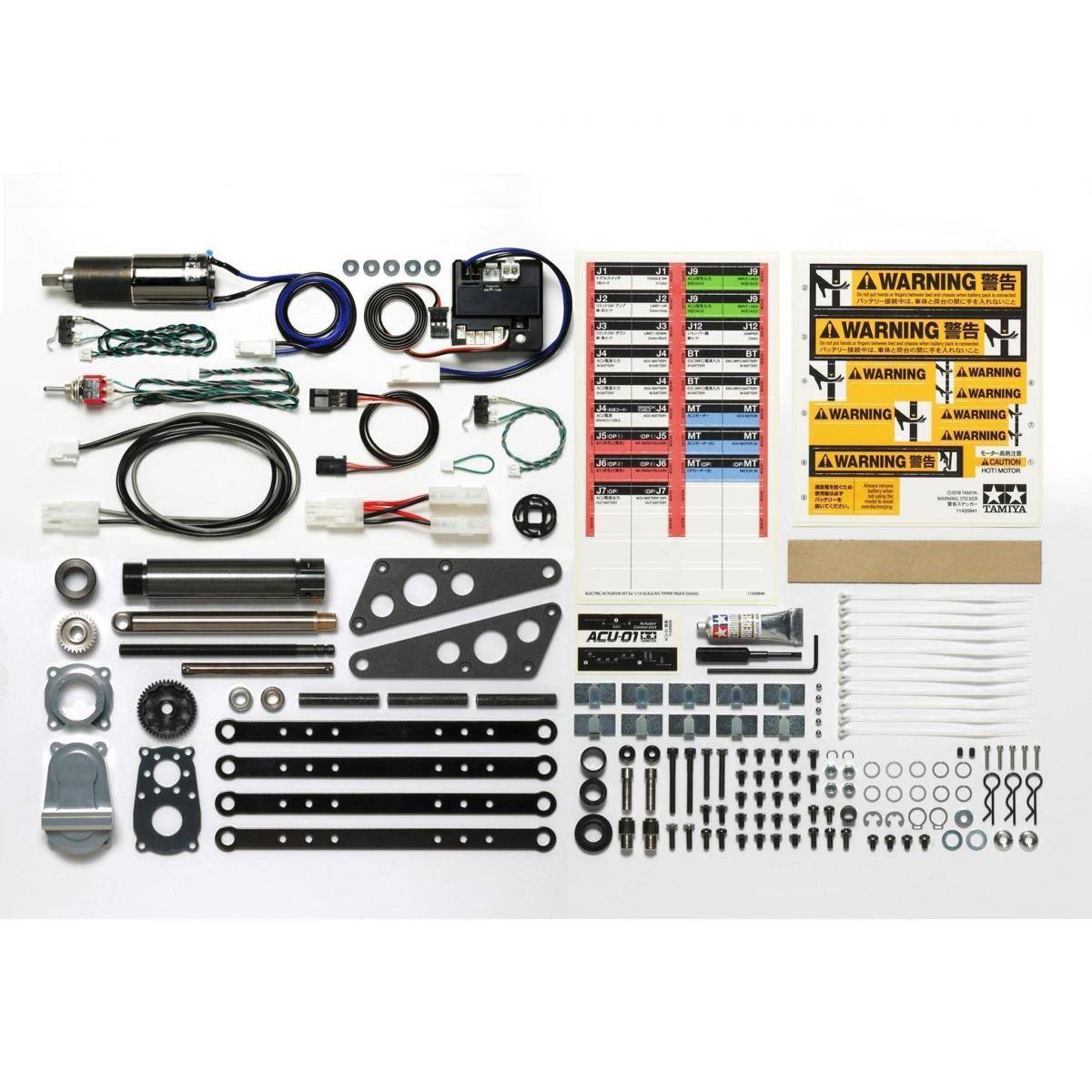 56545 - Modellbausatz,1:14 ACU-01 Antriebs-Set Hinterkipper