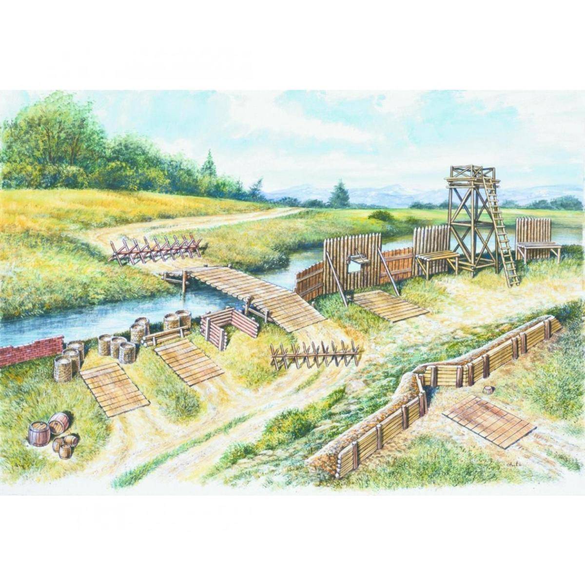 6030 - Modellbausatz,1:72 Schlachtfeld Zubehör